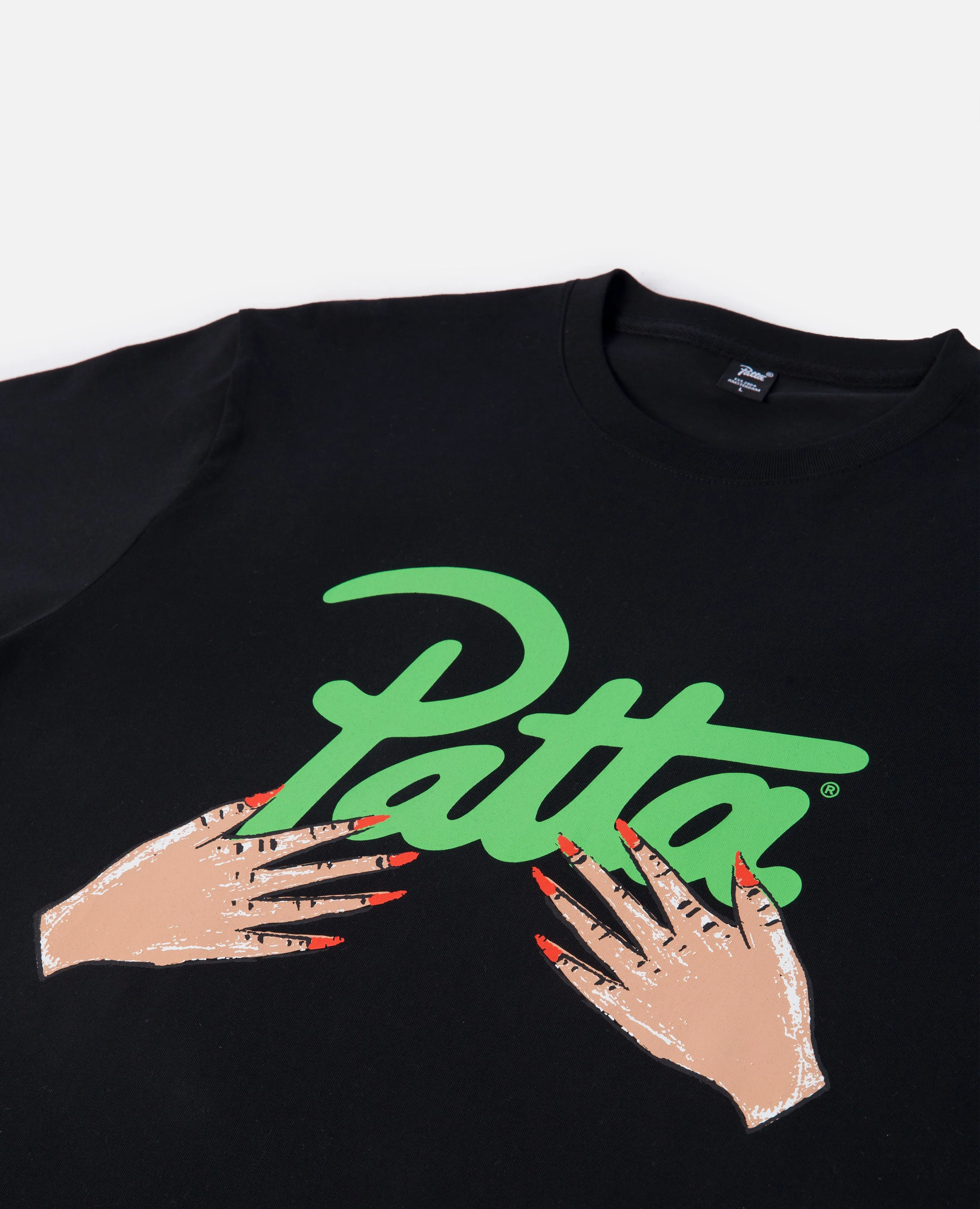 Patta Self-Care Graphic Tee - Black Unisex T-Shirt for Comfort and Style