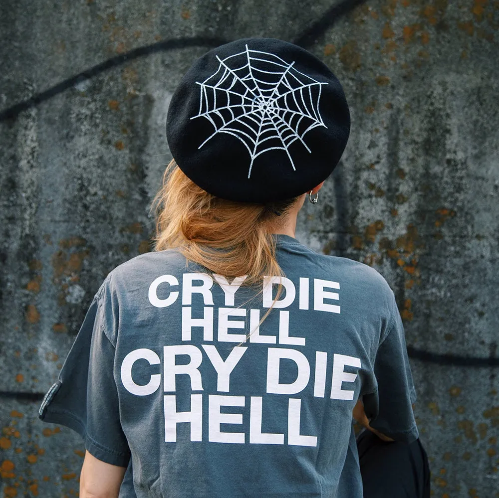 "SPIDER" BERET (BLACK)