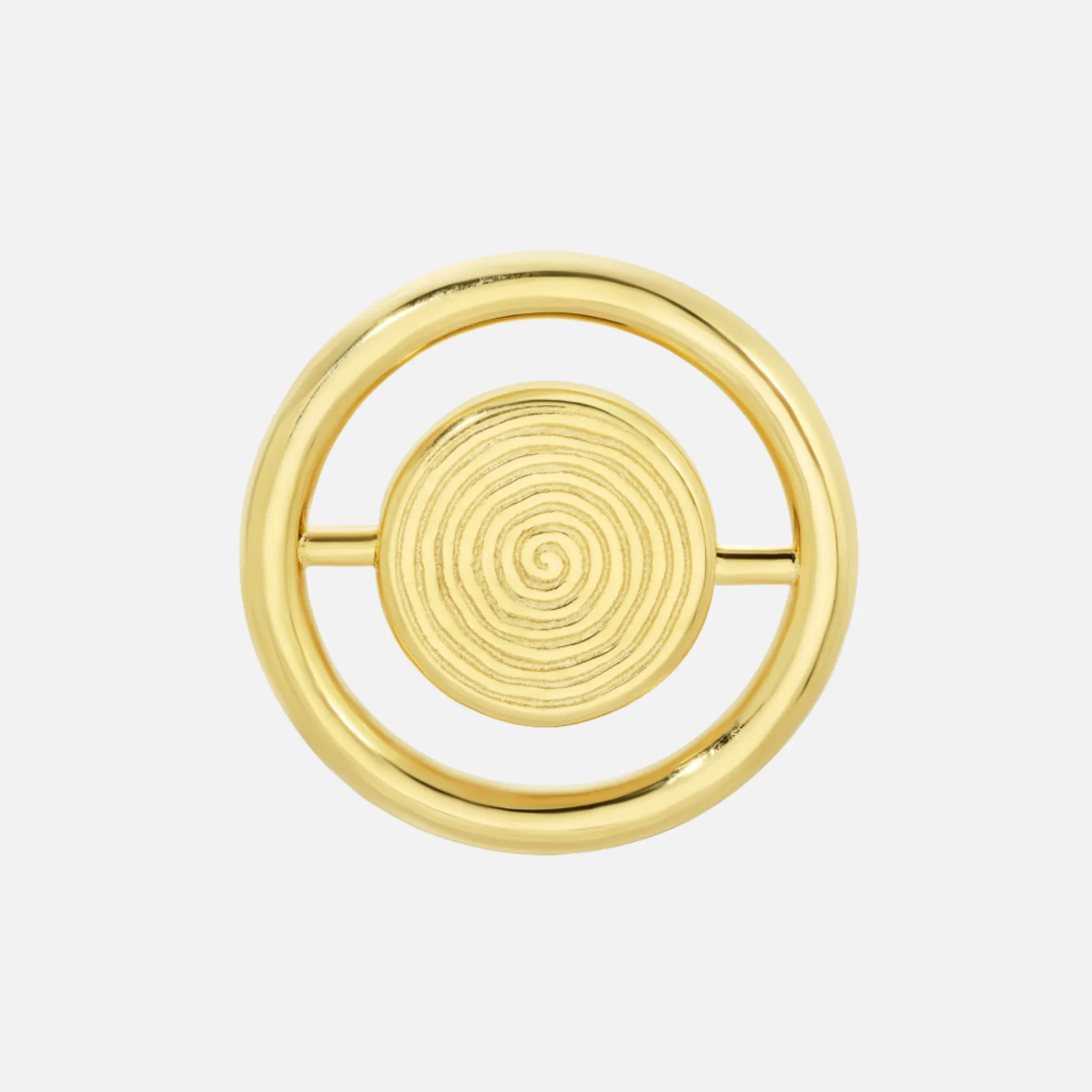 Reversible Bullseye Brooch