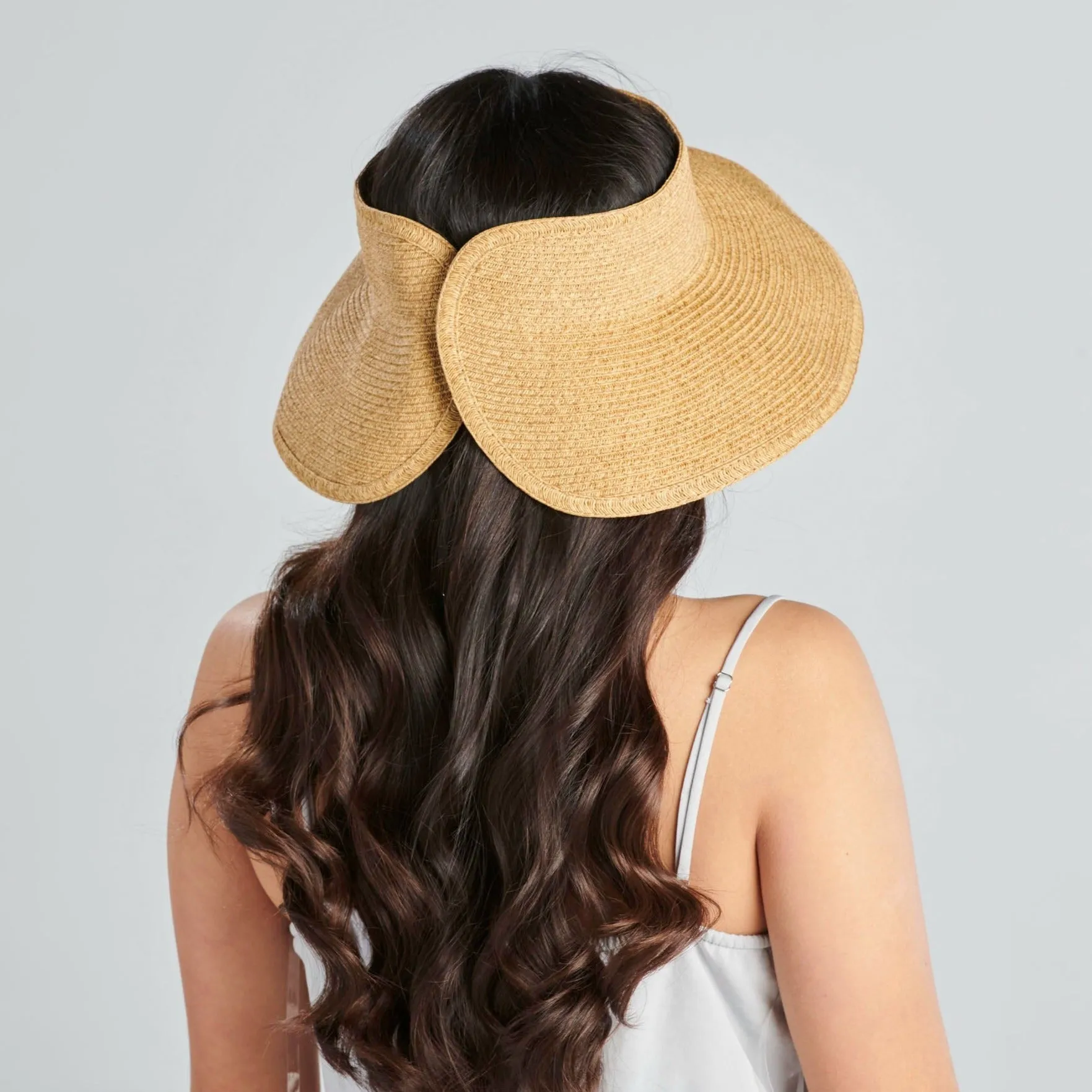 San Diego Hat Company's Signature Women's Ultrabraid Large Brim Visor