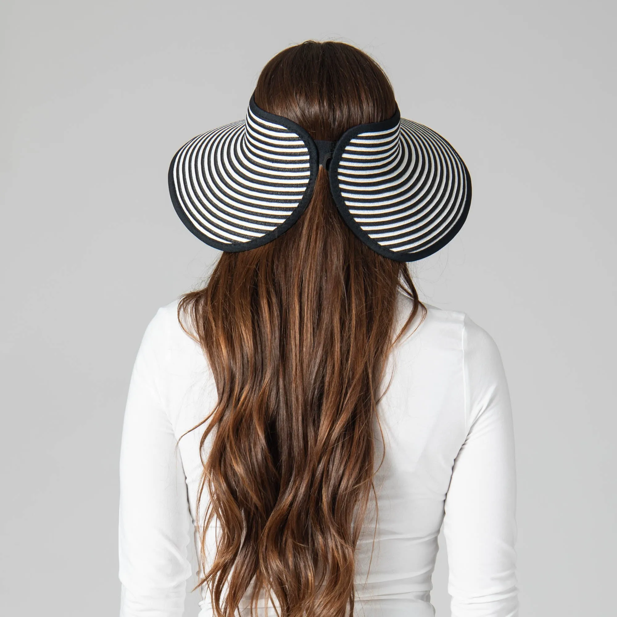 San Diego Hat Company's Signature Women's Ultrabraid Large Brim Visor