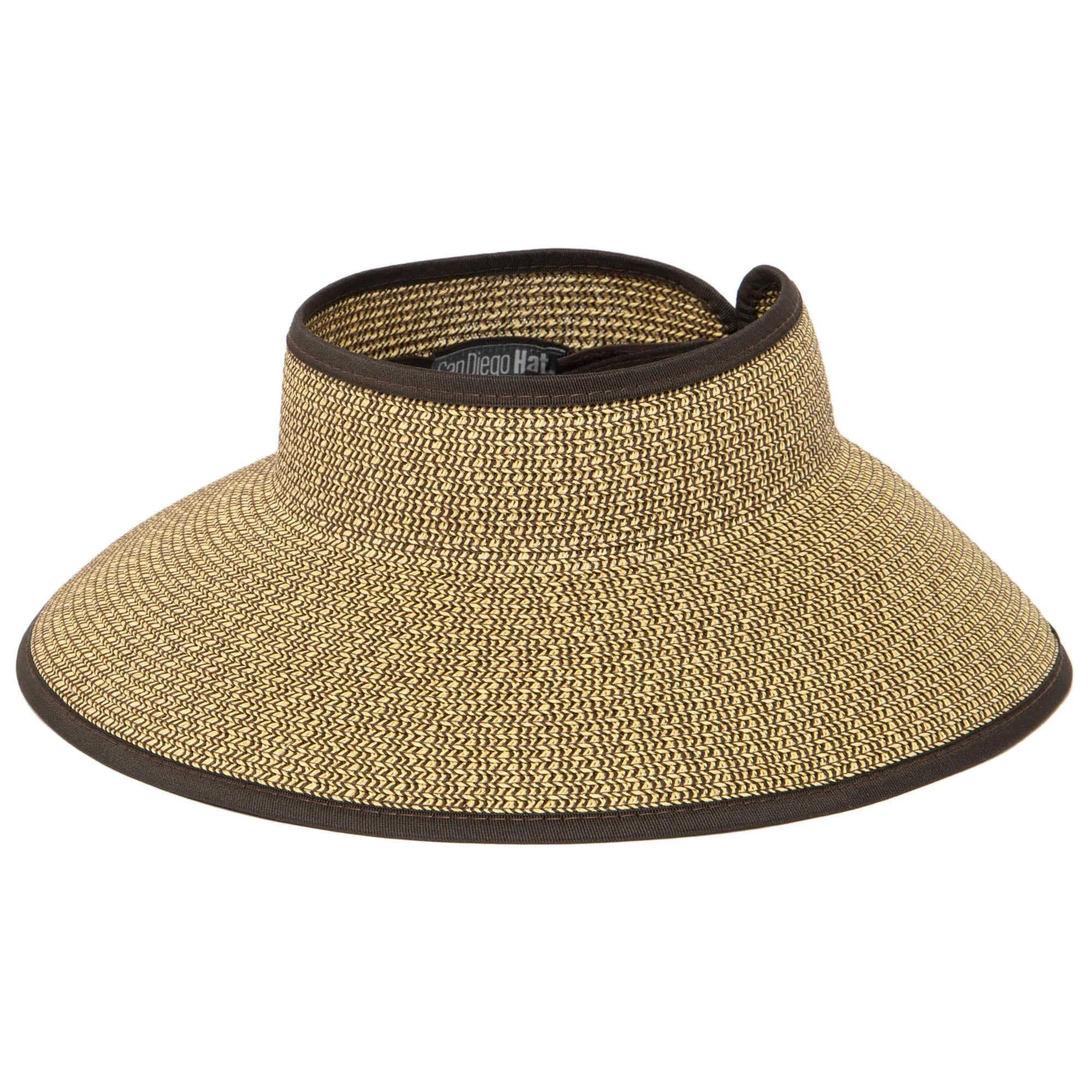 San Diego Hat Company's Signature Women's Ultrabraid Large Brim Visor