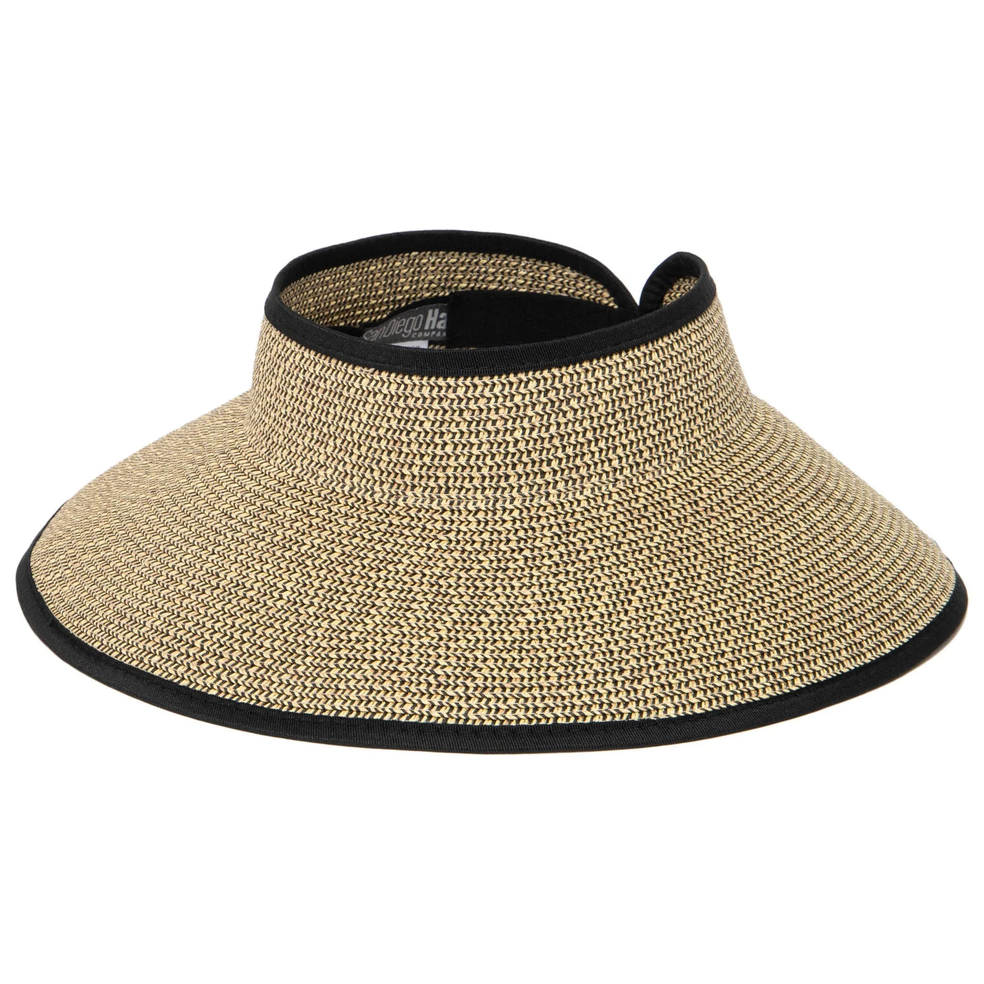 San Diego Hat Company's Signature Women's Ultrabraid Large Brim Visor
