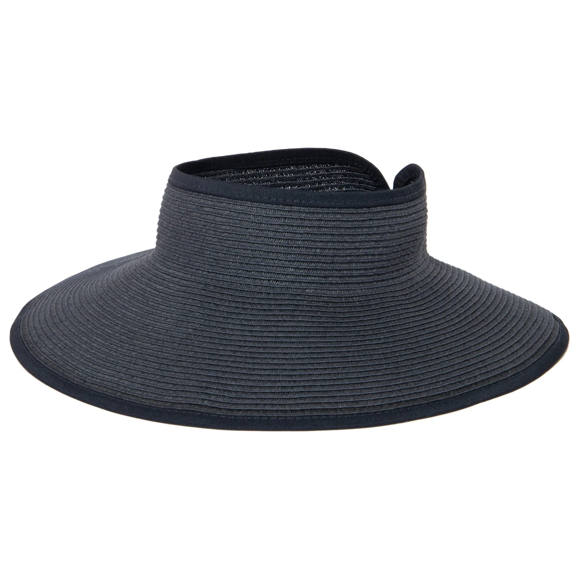 San Diego Hat Company's Signature Women's Ultrabraid Large Brim Visor