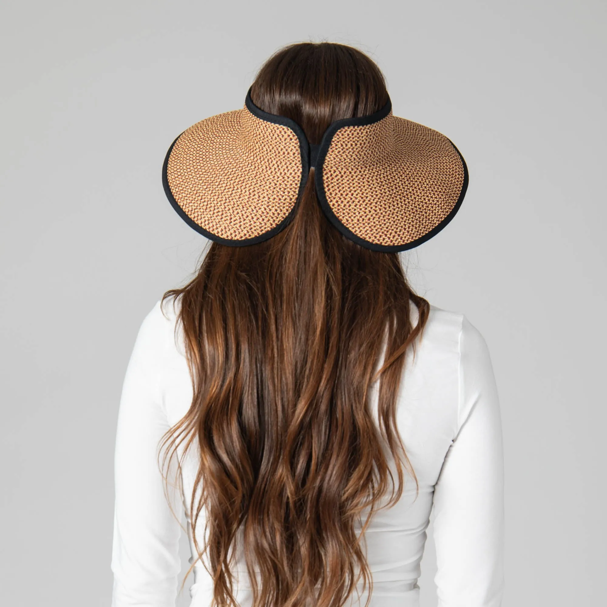 San Diego Hat Company's Signature Women's Ultrabraid Large Brim Visor