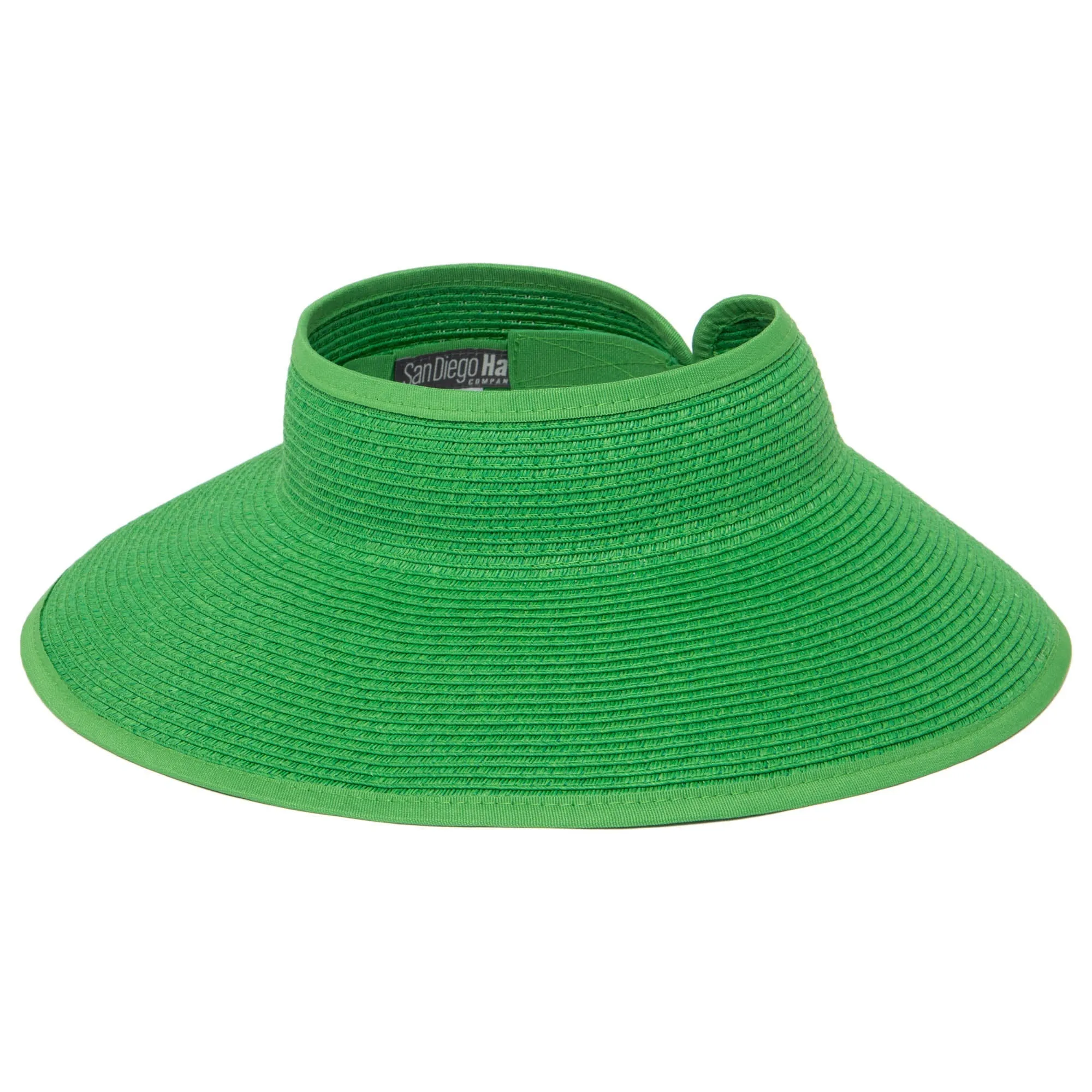 San Diego Hat Company's Signature Women's Ultrabraid Large Brim Visor