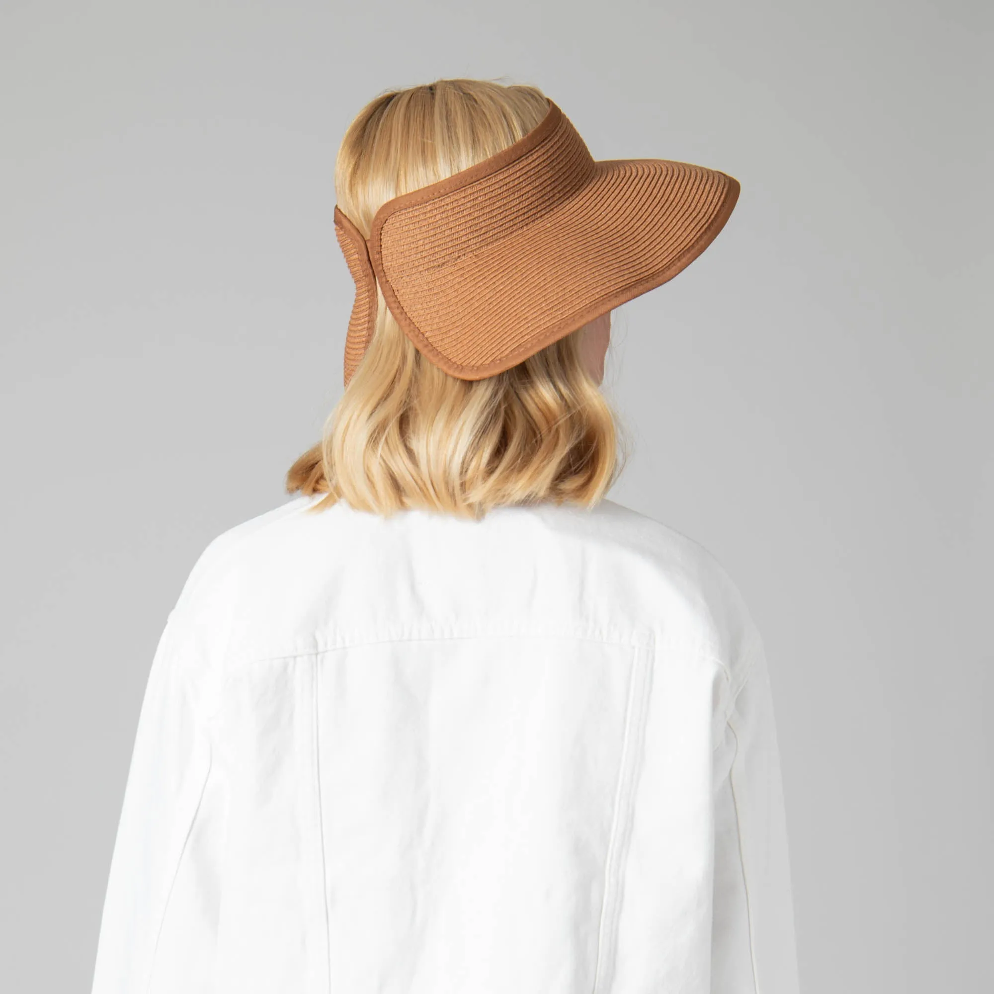 San Diego Hat Company's Signature Women's Ultrabraid Large Brim Visor
