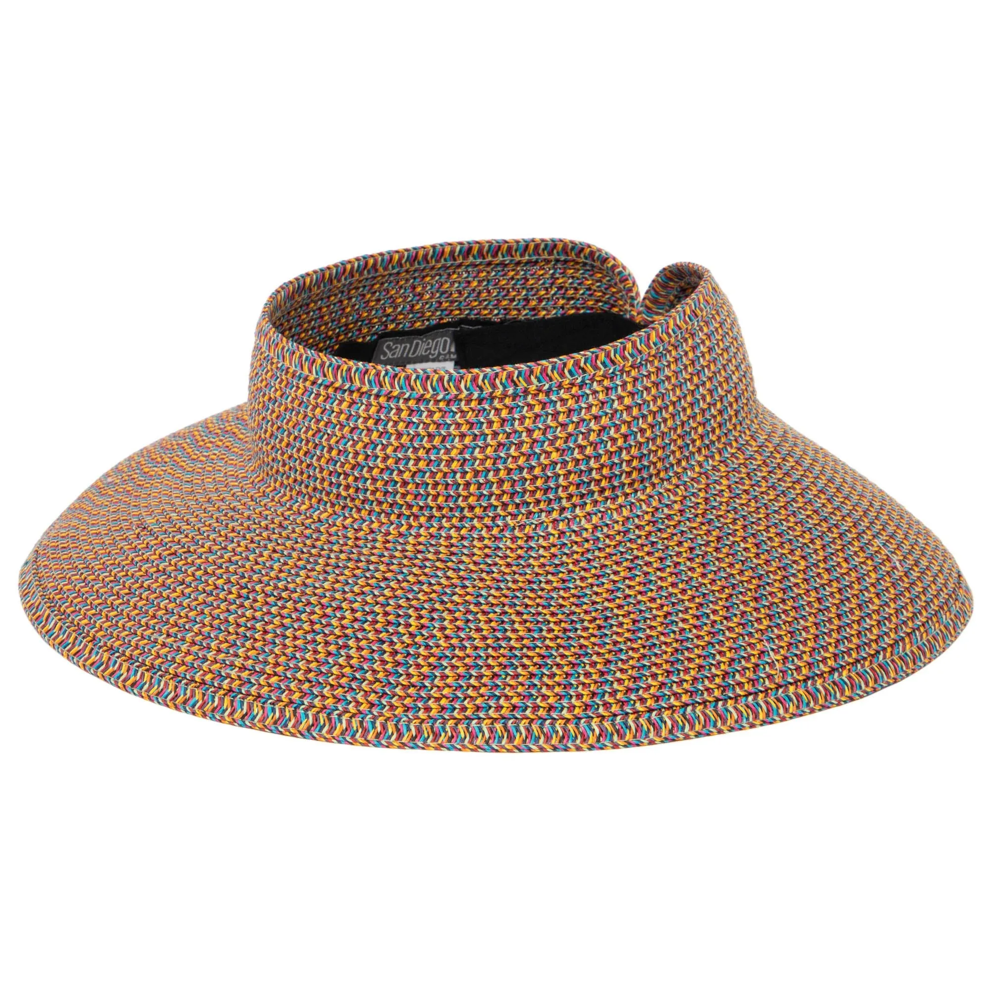 San Diego Hat Company's Signature Women's Ultrabraid Large Brim Visor