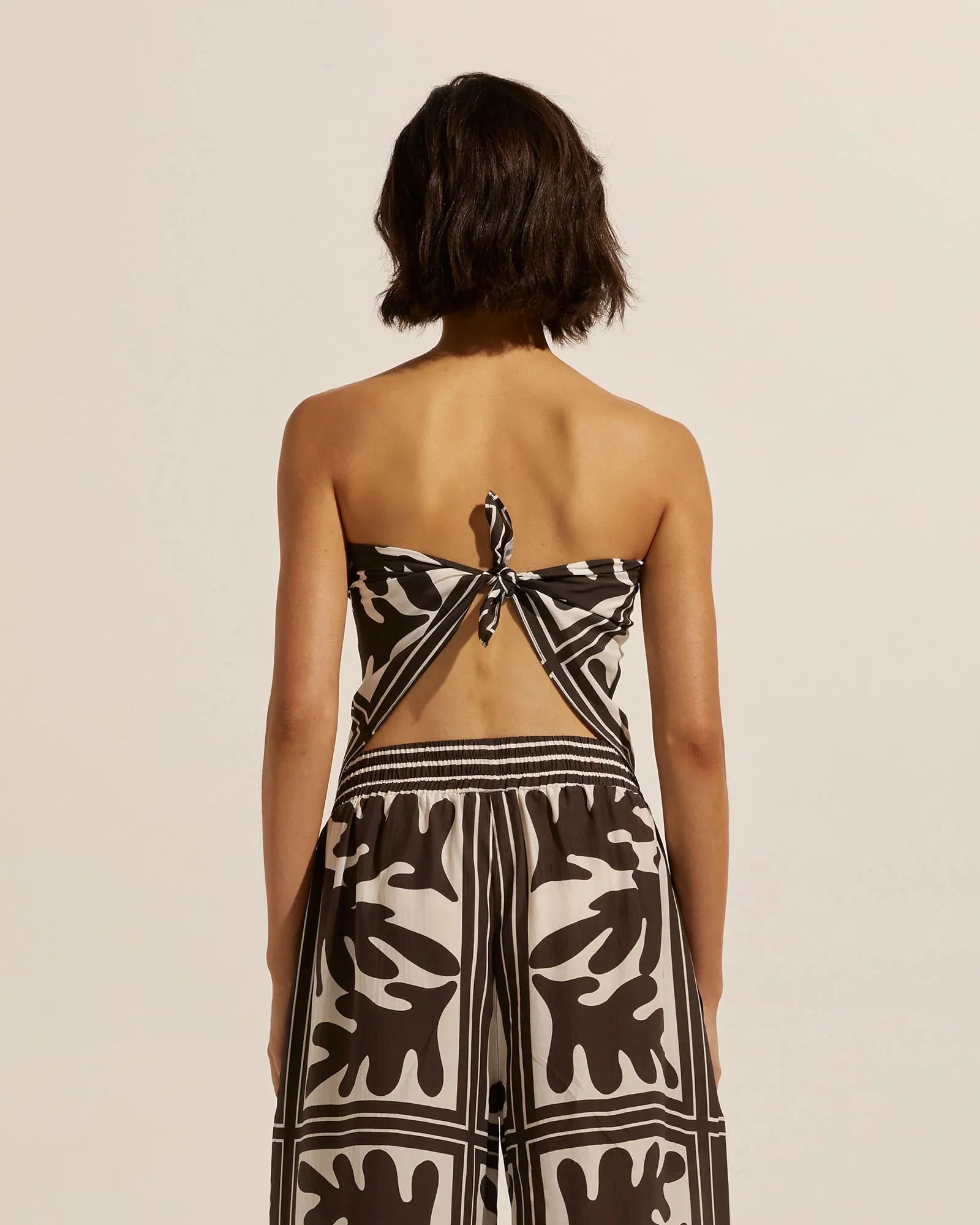 Scarf - Frond Chocolate