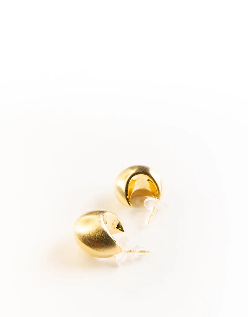 Gold Crescent Sophia Earrings