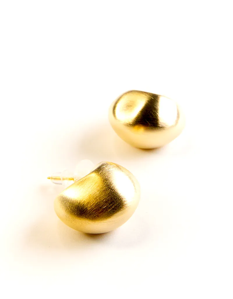 Gold Crescent Sophia Earrings