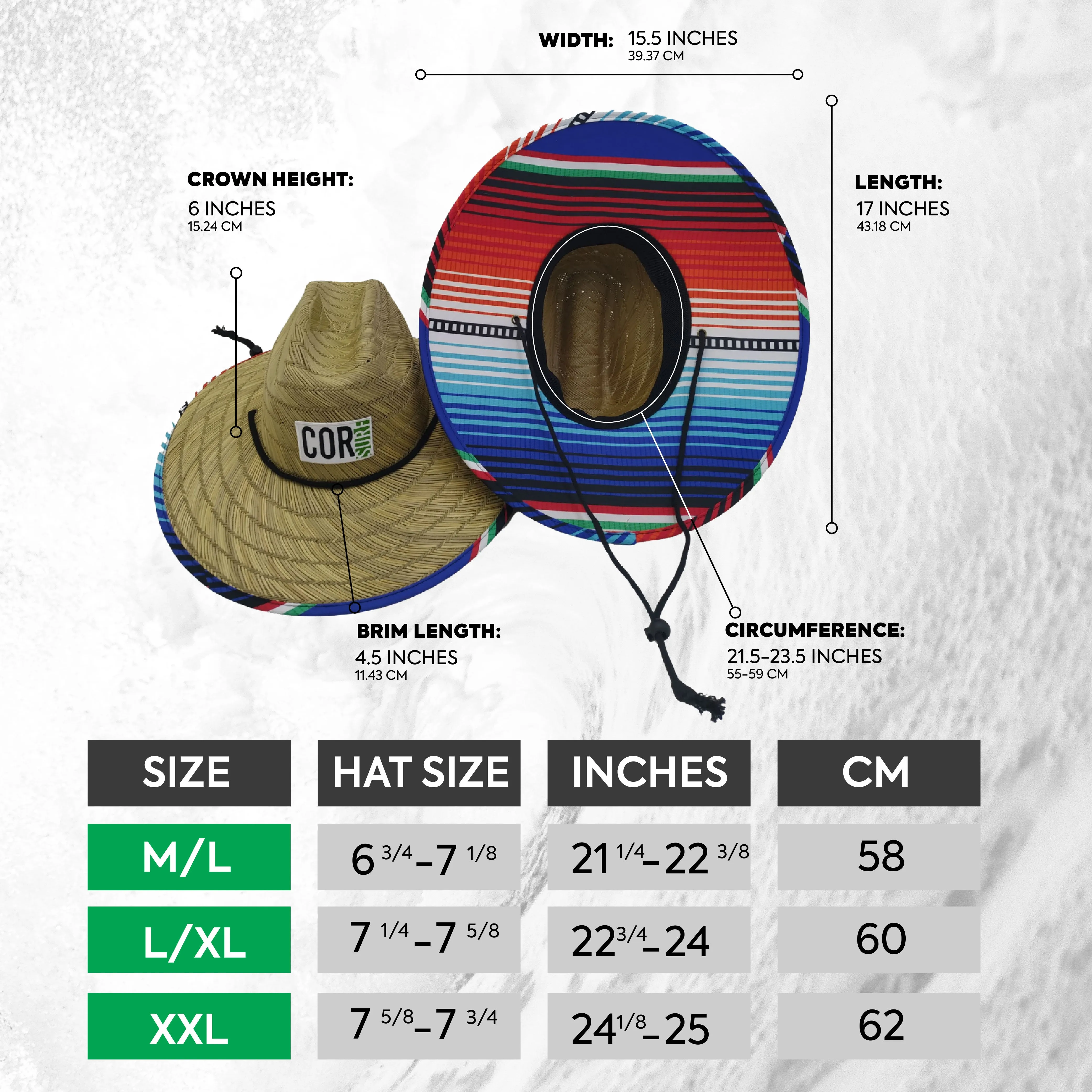 Straw Beach Sun Lifeguard Sun Hat- Kailua