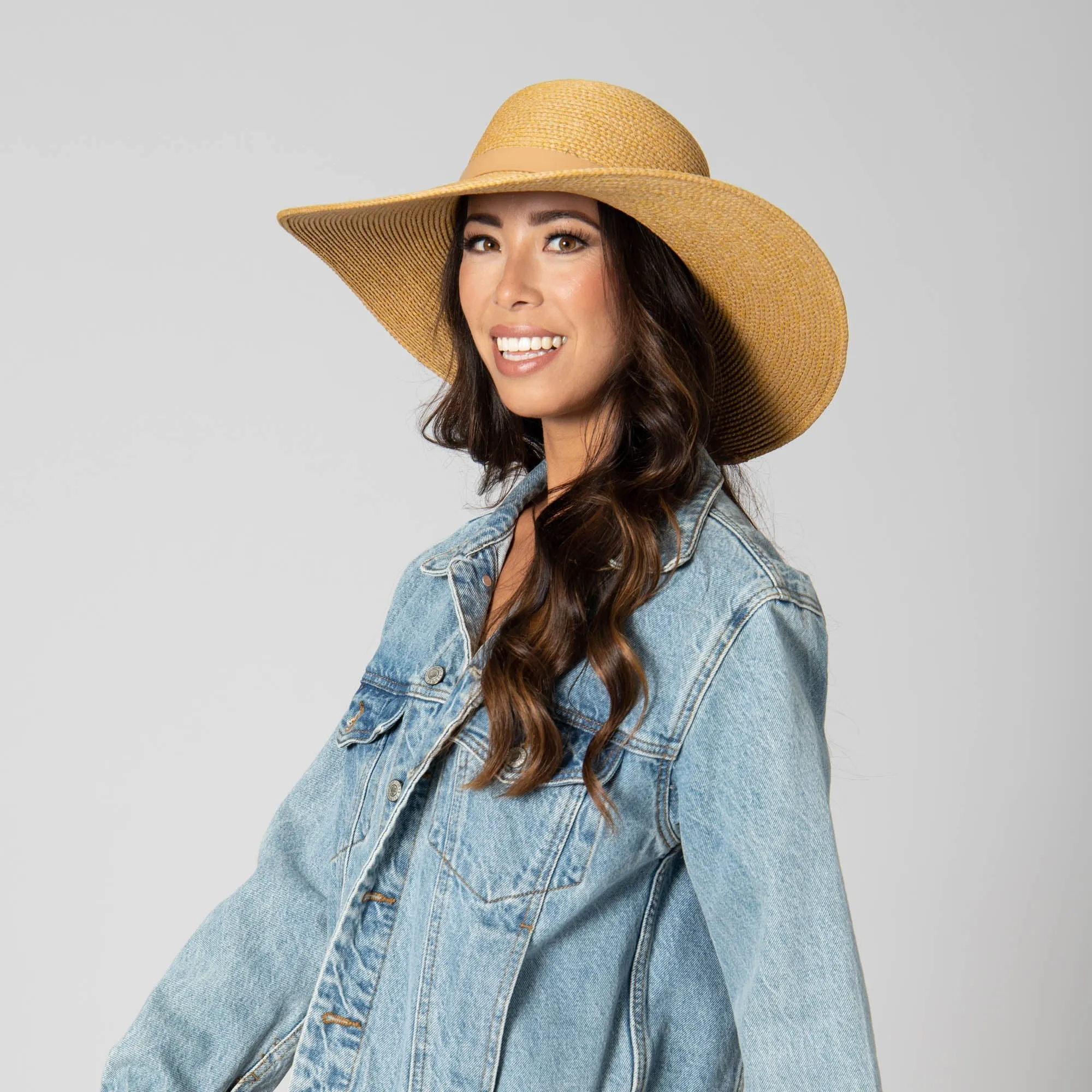 Sun Lounger - Women's Paperbraid Round Crown Sun Hat
