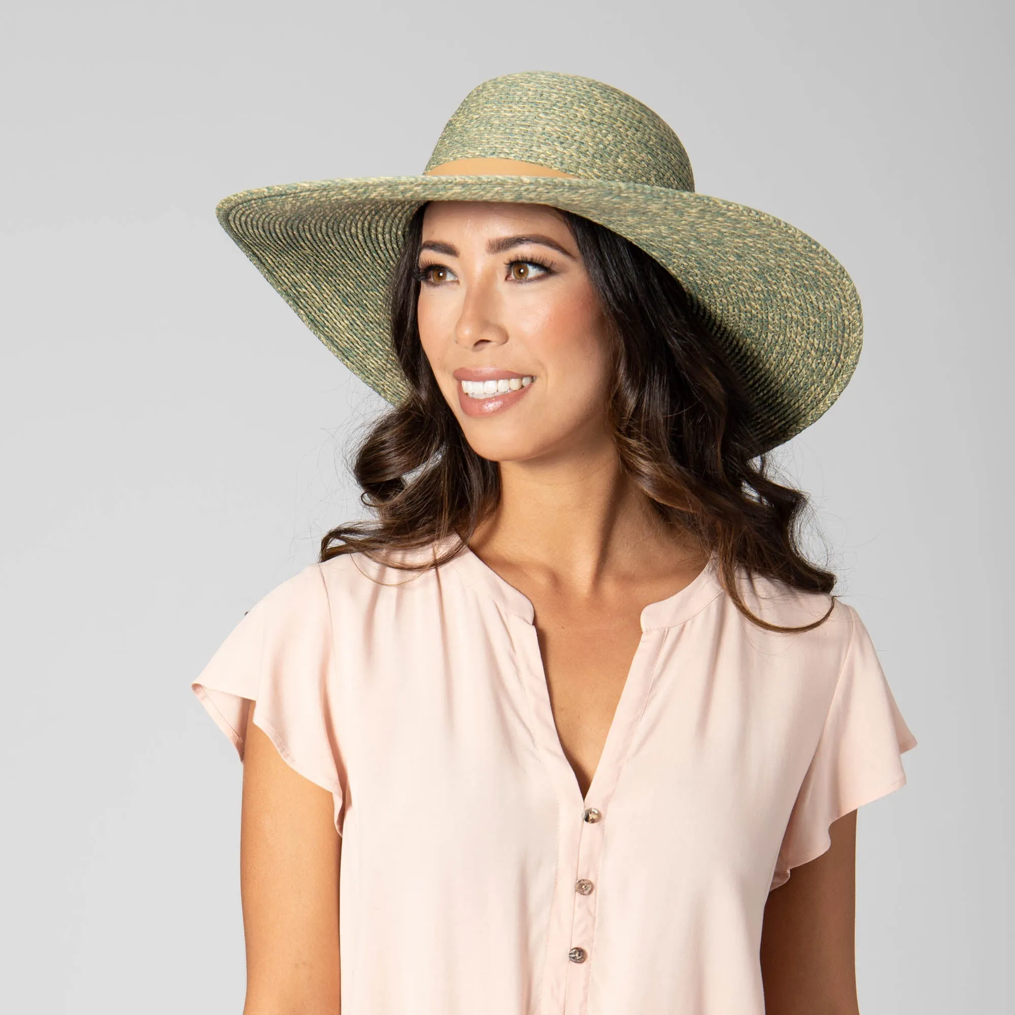 Sun Lounger - Women's Paperbraid Round Crown Sun Hat