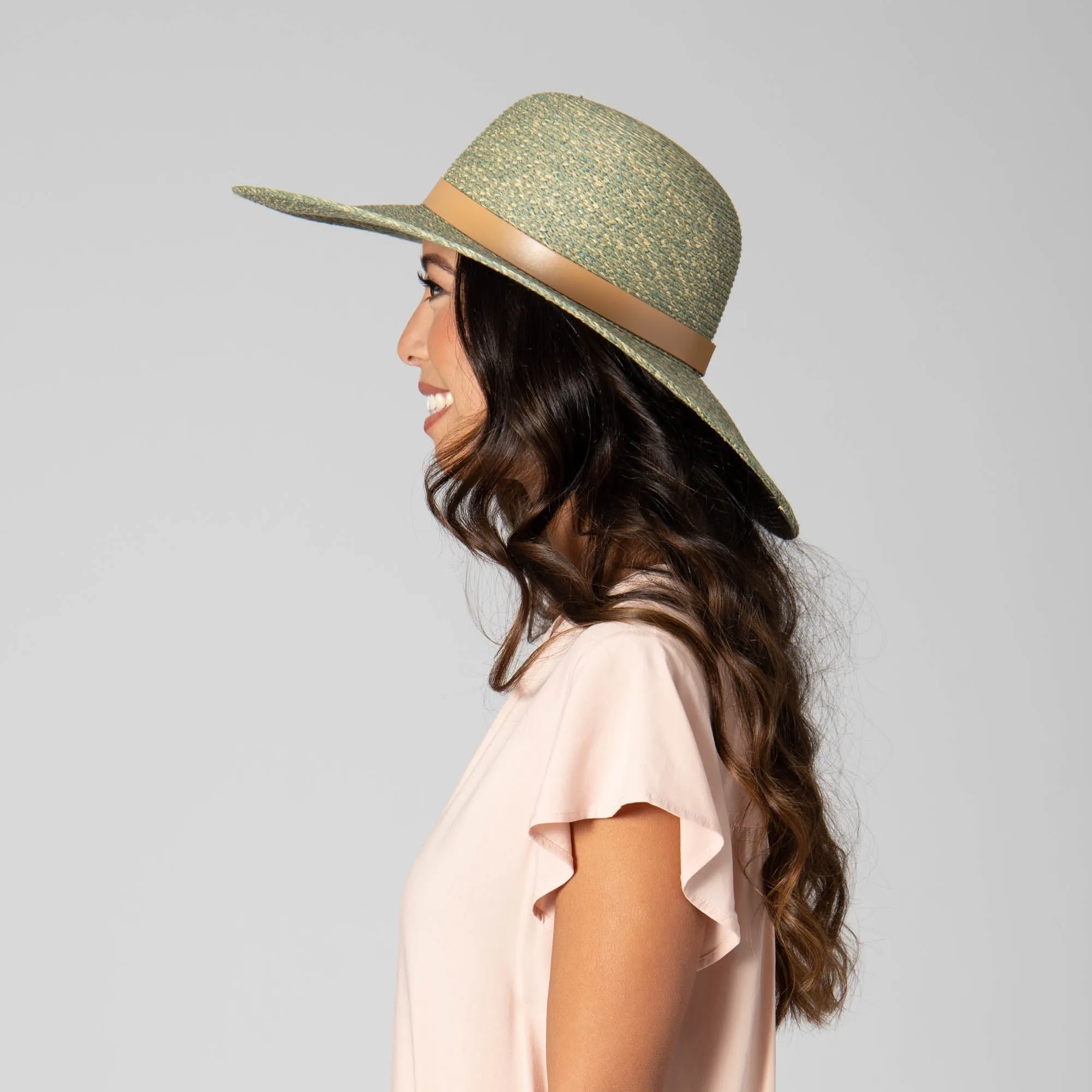 Sun Lounger - Women's Paperbraid Round Crown Sun Hat