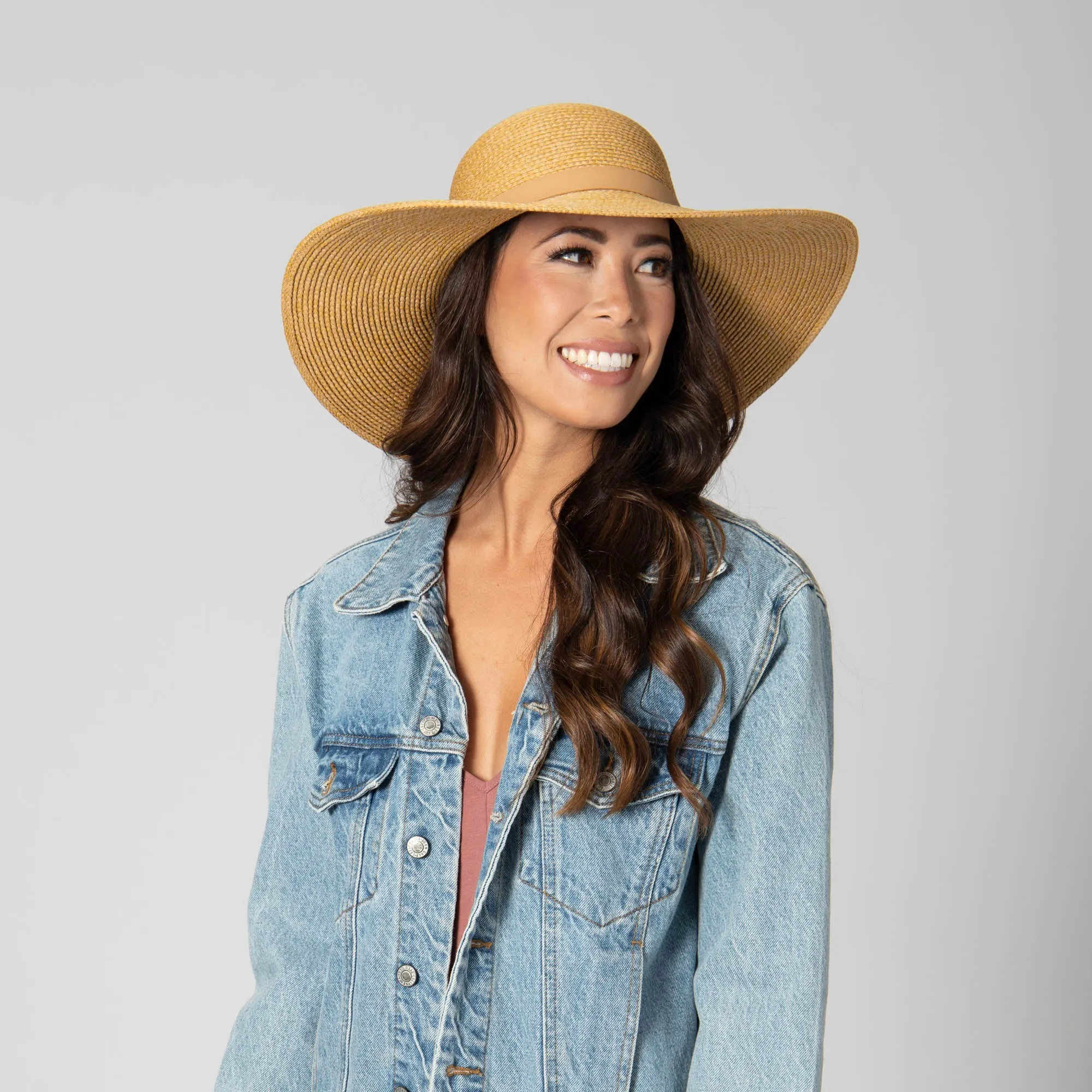 Sun Lounger - Women's Paperbraid Round Crown Sun Hat