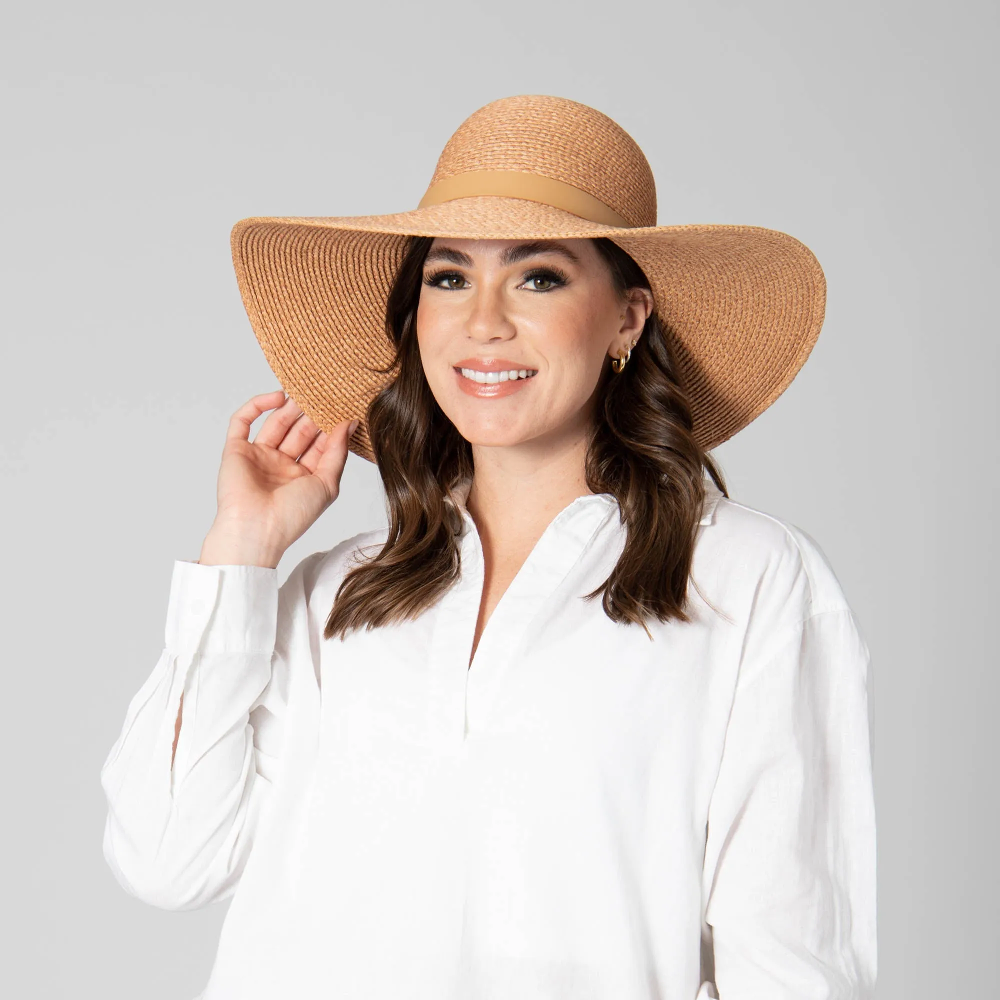 Sun Lounger - Women's Paperbraid Round Crown Sun Hat
