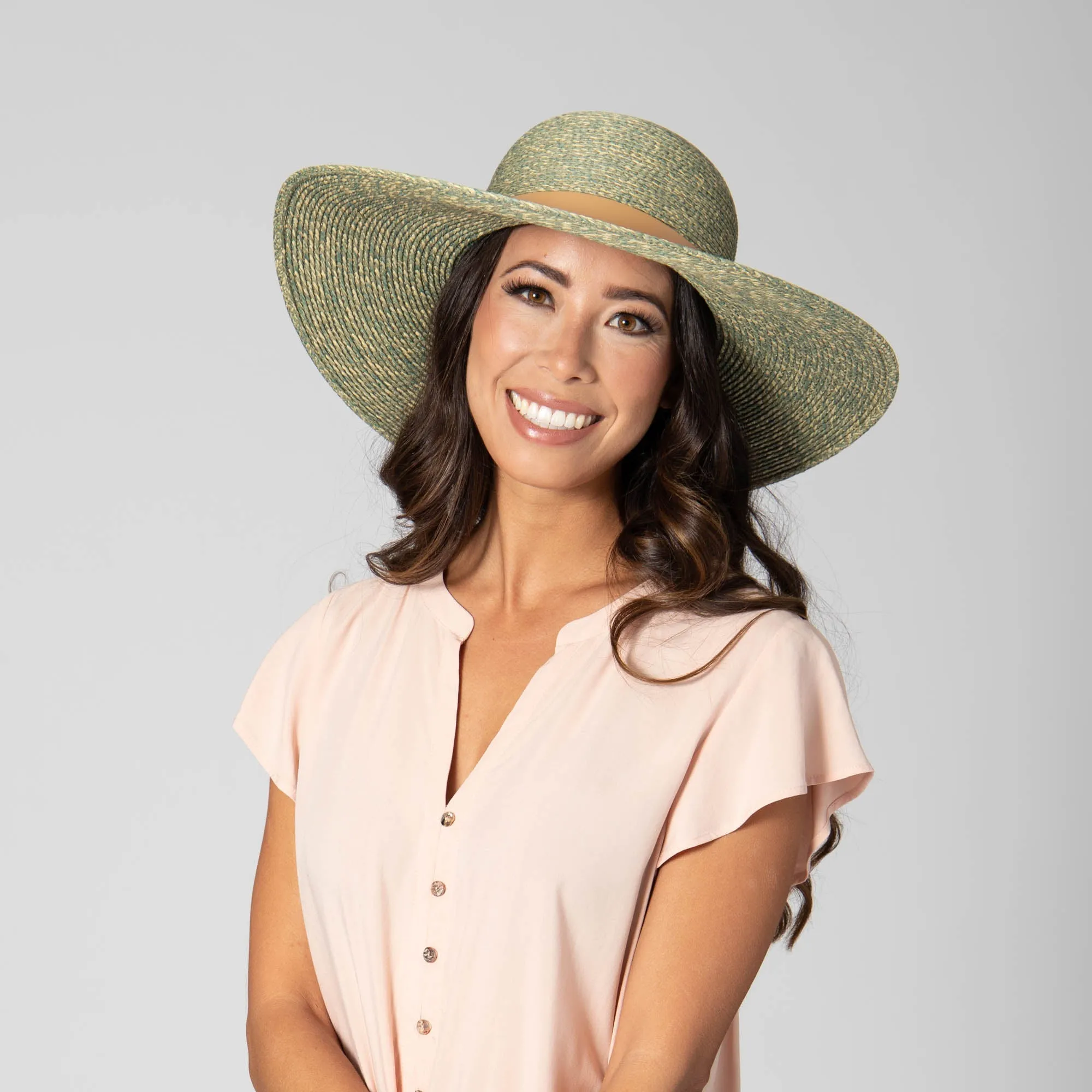 Sun Lounger - Women's Paperbraid Round Crown Sun Hat