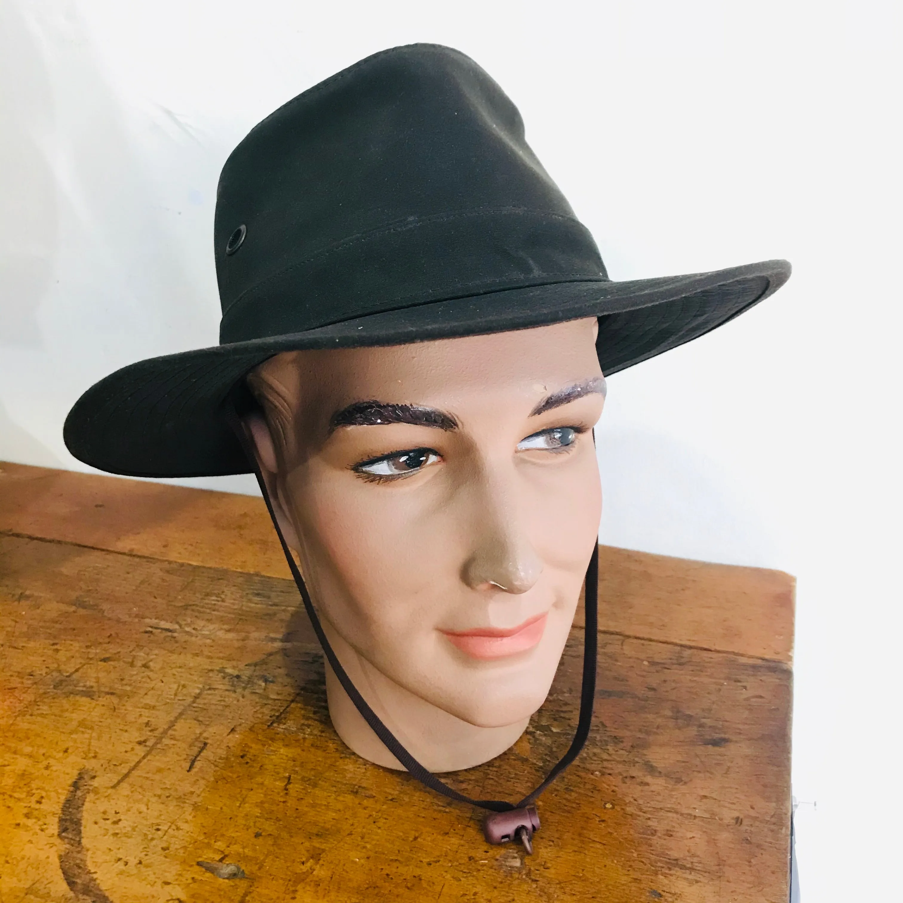 The Mackenzie - Cotton Oil cloth - Waterproof Outdoors Hat - Brown