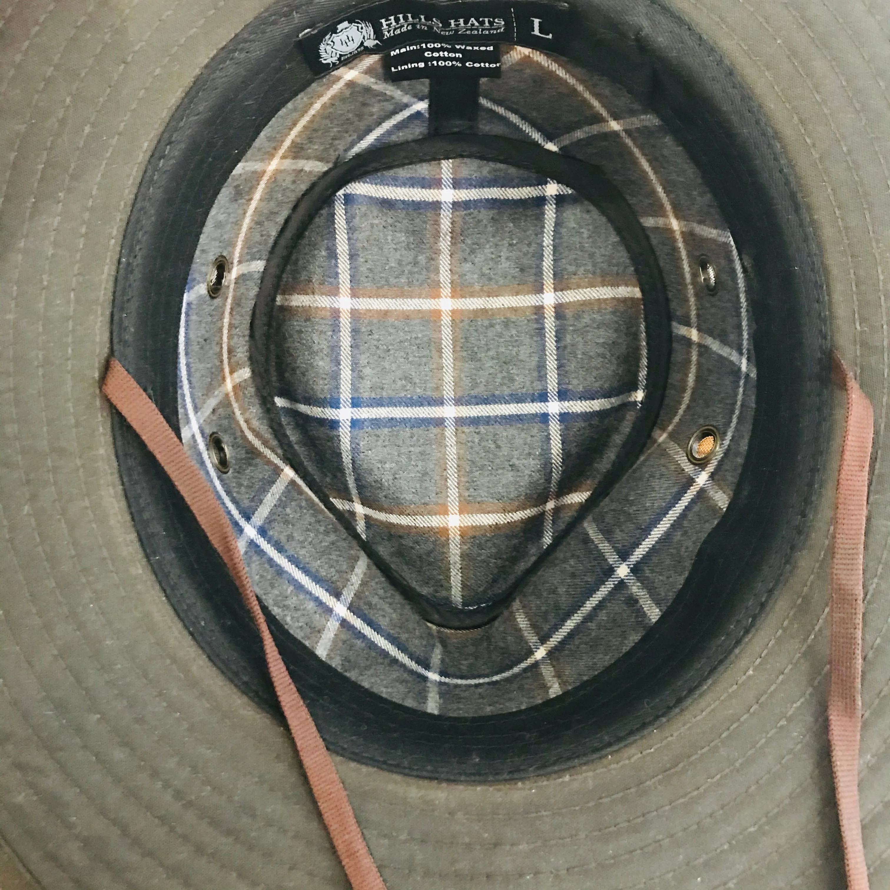 The Mackenzie - Cotton Oil cloth - Waterproof Outdoors Hat - Brown