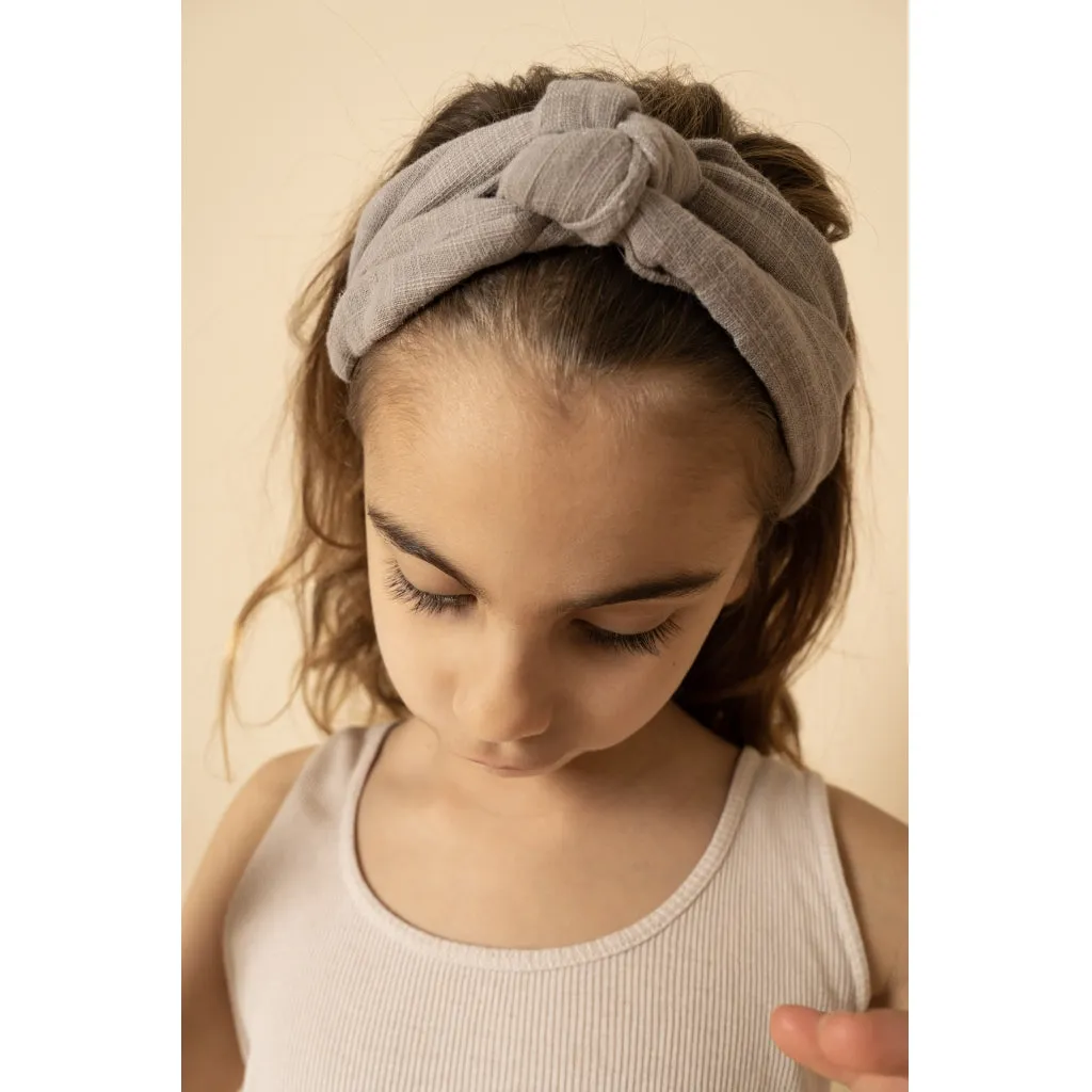 Top Knot | Headband - Fog
