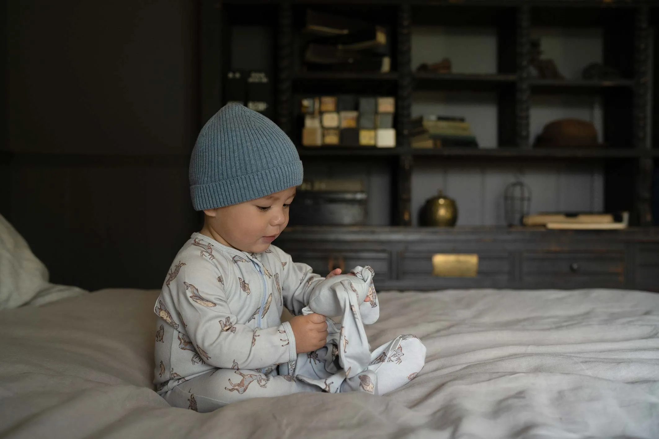 Toshi Organic Beanie - Tommy / Storm