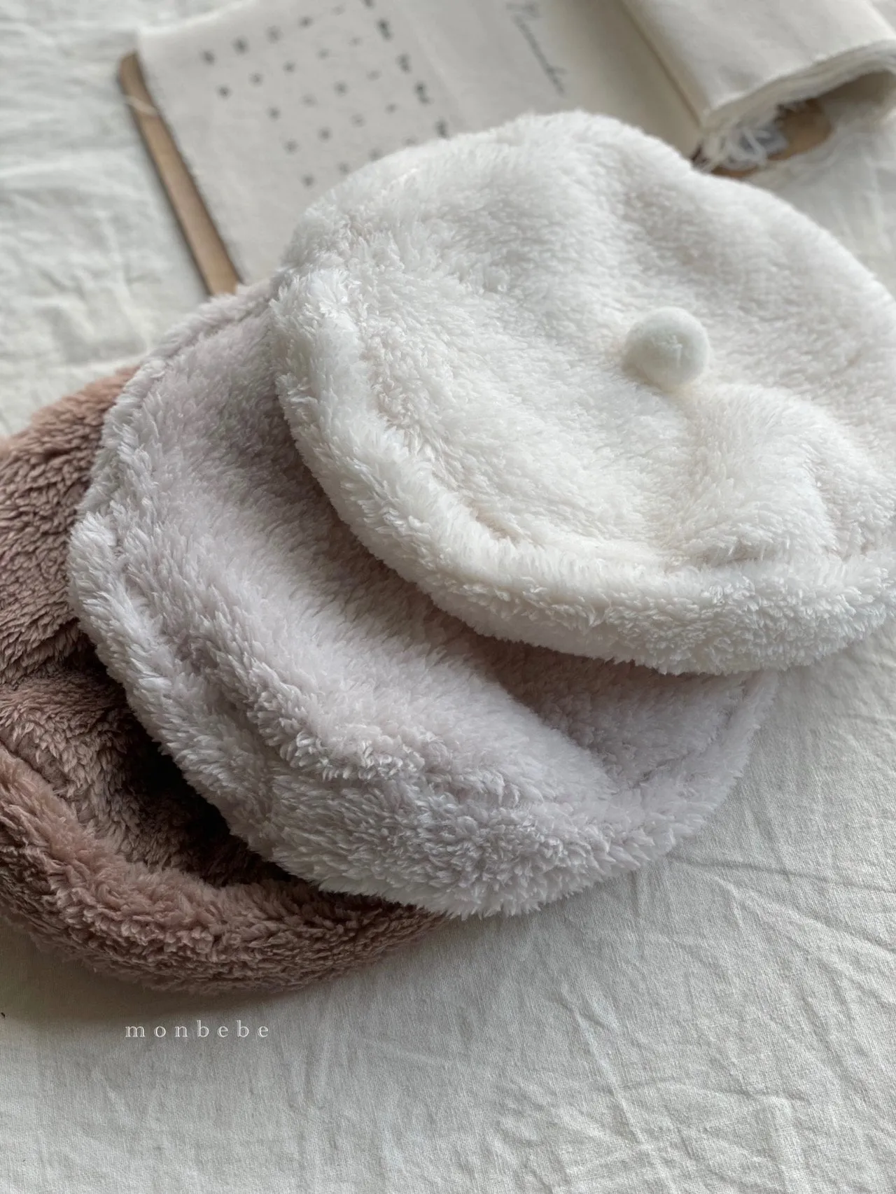 UNISEX MONBEBE TEDDY BABY BERET