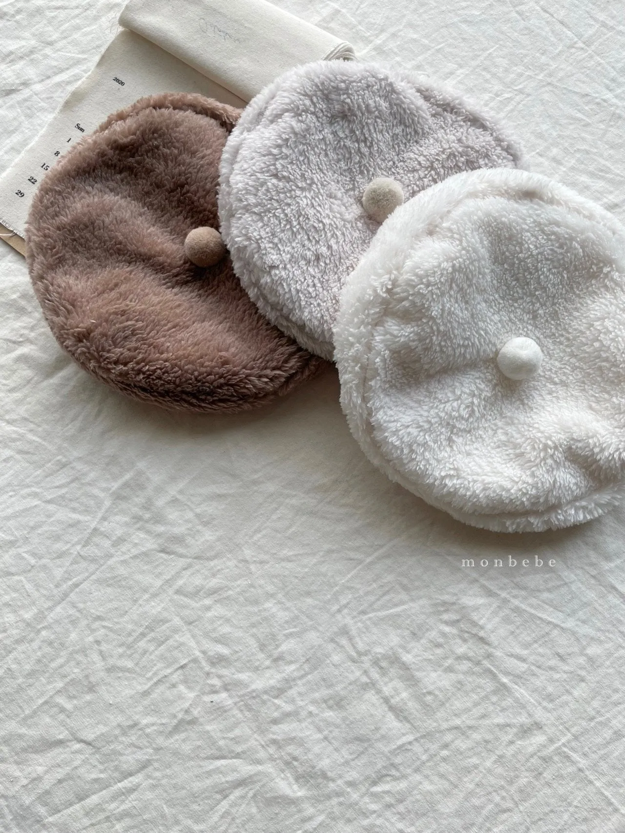 UNISEX MONBEBE TEDDY BABY BERET