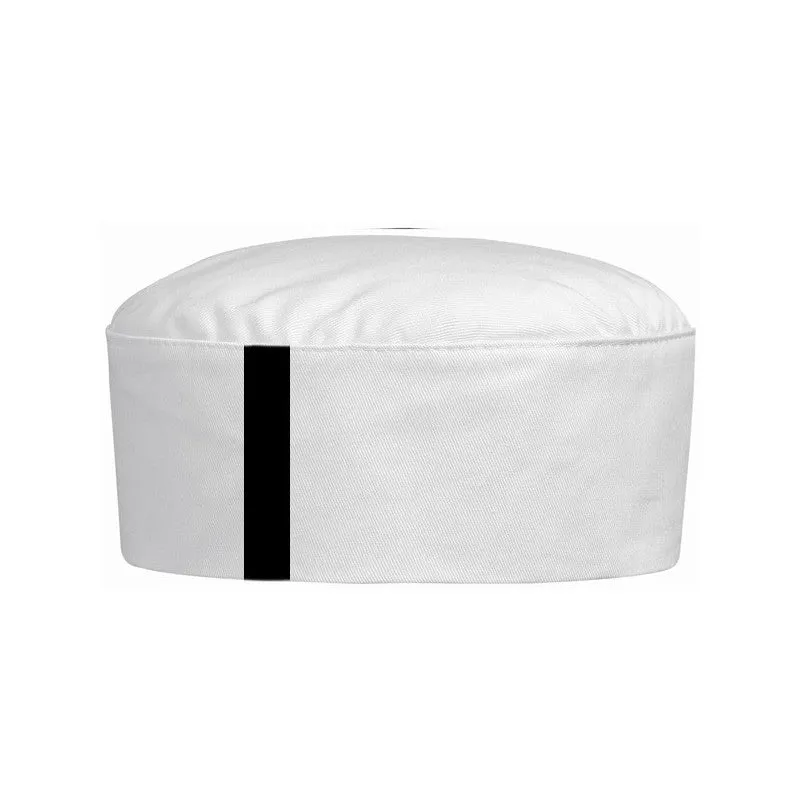 White Cap with Black Border - MANELLI