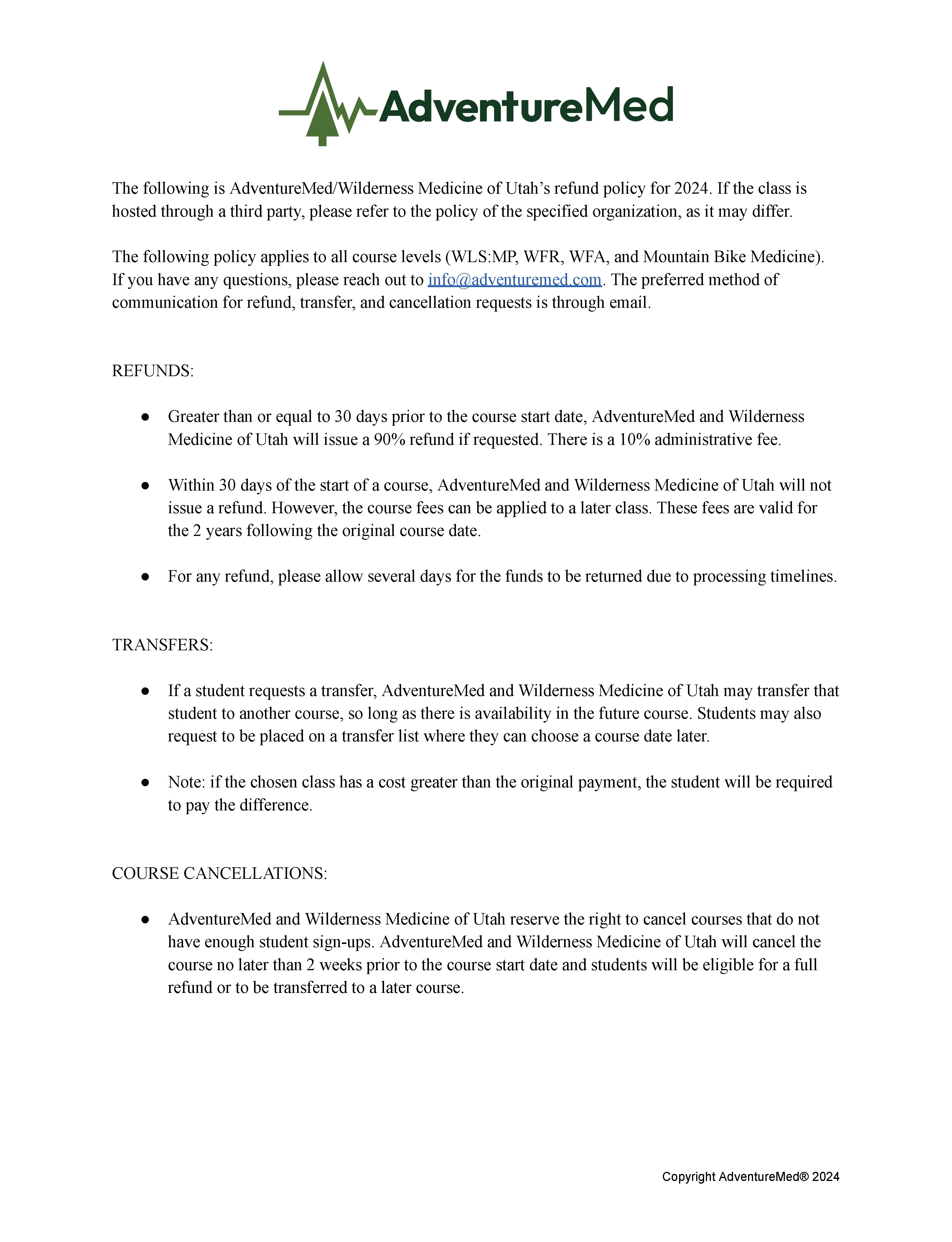 Wilderness First Responder "Hybrid"   March 21st - 23rd, 2025