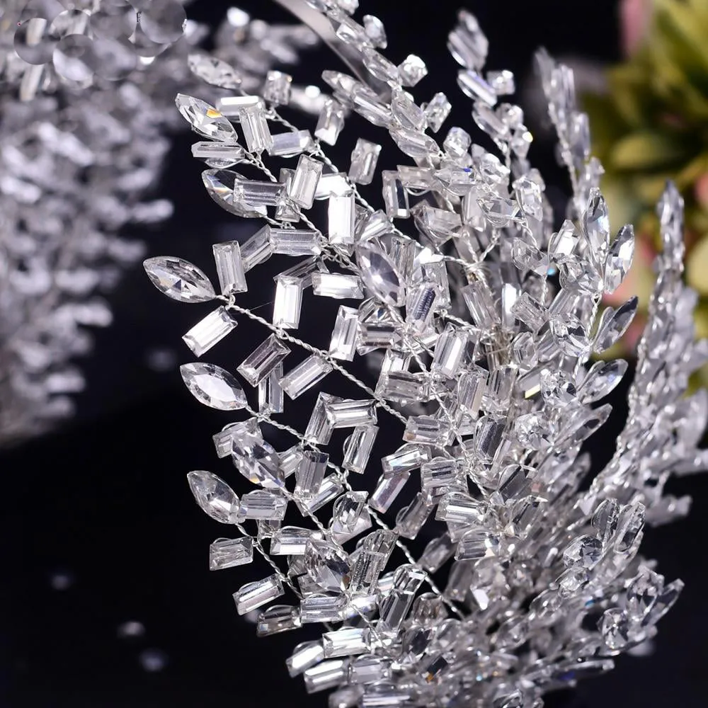 Women Rhinestone Headband / Bride Crown Hair Tiaras