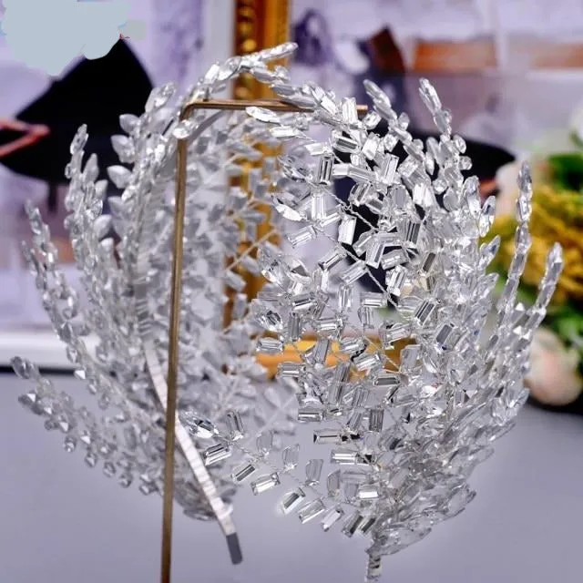 Women Rhinestone Headband / Bride Crown Hair Tiaras